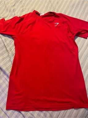 Gymshark Red Athletic Performance Shirt bundle